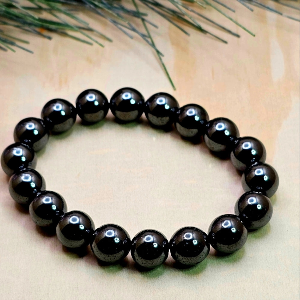 Hematite 10mm Bracelet