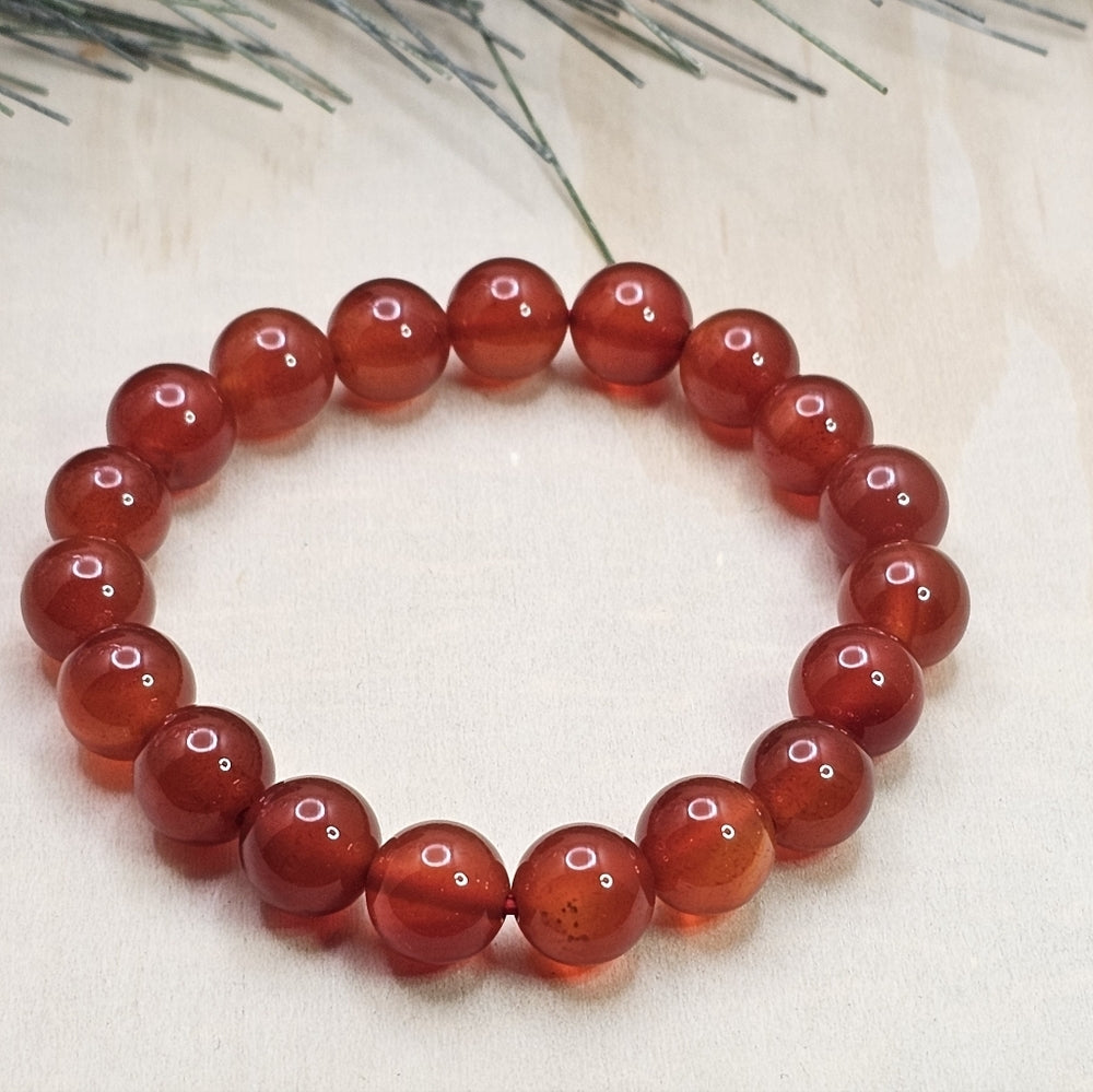 Carnelian 10mm Bracelet