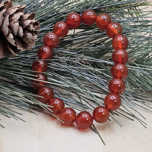 Carnelian 10mm Bracelet